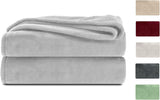 Komfortec pătură pufoasă, pătură confortabilă, pătură fleece, certificată Oeko-Tex, super moale, 150X200 Cm, 260 G/M², bej Paturi si Cuverturi Besuche den Komfortec-Store Gri 220 X 240 Cm