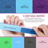 FANDAMEI 20 Stücke Buffer Für Nägel, Nagelfeilen Für Gelnägel, Profi Nagelfeile 100/180, Polierfeile Fingernägel, Feilen Für Gelnägel, Maniküre & Pediküre Set