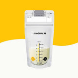 Saci de depozitare a laptelui matern Medela 25 buc, aprox. 200 ml, albe (versiunea în spaniolă) Accesorii Hrana si Alaptare Bebe Naty Shop