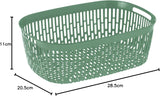 Fierăstrău pentru păstrarea aromei fructelor, plastic, verde, 4 LT - dreptunghiular Cutii depozitare alimente Naty Shop