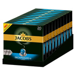 Kaffeekapseln Espresso Intenso, Intensität 10 von 12, 10 x 20 Getränke & Kaffeekapseln Lungo Decaffeinato- Intensität 6- 200 Nespresso kompatible Kapseln, 10er Pack, 10 x 20 Getränke