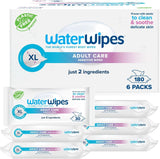 Waterwipes Șervețele pentru bebeluși hidratante și de curățare, cu 99% apă și extract de Aloe Vera, șervețele umede pentru față și corp Naty Shop