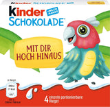 Kinder Chocolate (20 x 50g) – Cadou de Ziua Îndrăgostiților pentru el și ea, dulciuri pentru Carnaval și Mardi Gras – Batoane de ciocolată din ciocolată cu lapte umplută – 20 de pachete a câte 4 batoane individuale fiecare