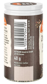 Ostmann Gewürze - Zitronenpfeffer Gewürzzubereitung | Für Salatdressings, Saucen und Fischgerichte | 40 g in der Streudose