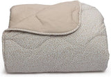 Foppapedretti Notte & Natura salvie petale cuvertură, capac, 100% bumbac, fabricat în Italia Plapumi si pilote Naty Shop Flori de nisip King Single