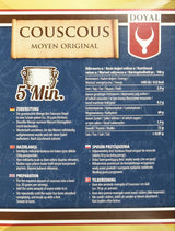Cuscus – Cuscus ușor și pufos, cu o aromă ușor de nucă – O specialitate tipică nord-africană – 1 x 500 g