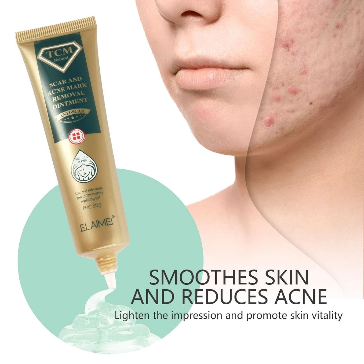 Gel pentru cicatrici, 30g Cosmetice si Infrumusetare Naty Shop