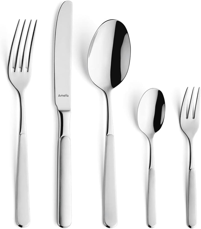 Set de tacâmuri Amefa Satina în 60 părți, pentru 12 persoane, sigură Bucatarie Naty Shop Satina 60-Teilig