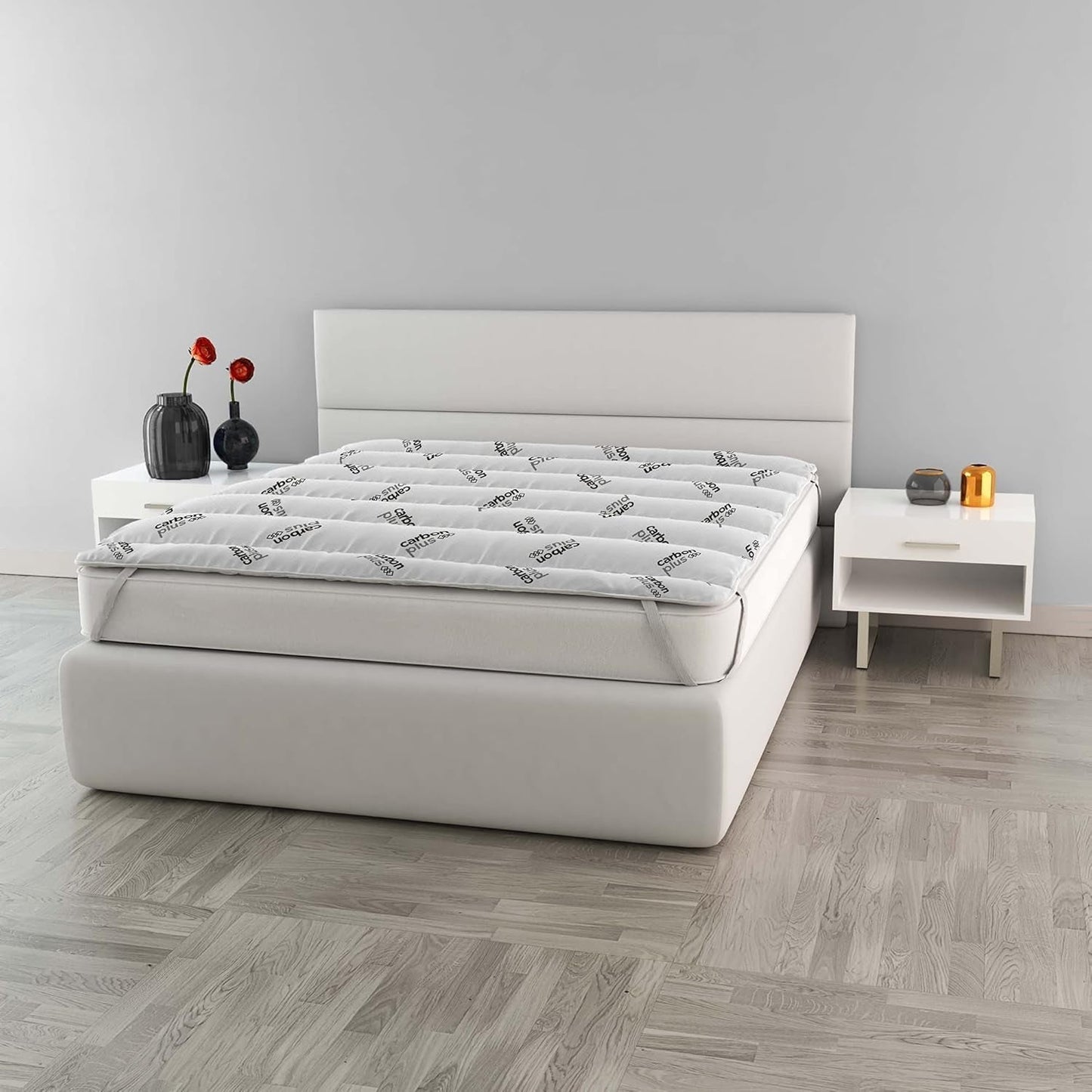 MB Home Italia, Topper, Thermocontrol, Double 160X195 Cm Plapumi si pilote Naty Shop Dublu 160X195 Cm Cărbune