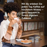 illy, Kompatible Aluminium-Kaffeekapseln CLASSICO, 100 % Arabica mit Noten von Orangenblüten und Jasmin, Sanfter Geschmack und Süßer Nachgeschmack, 10 Packungen mit 10 Kapseln (100 insgesamt)