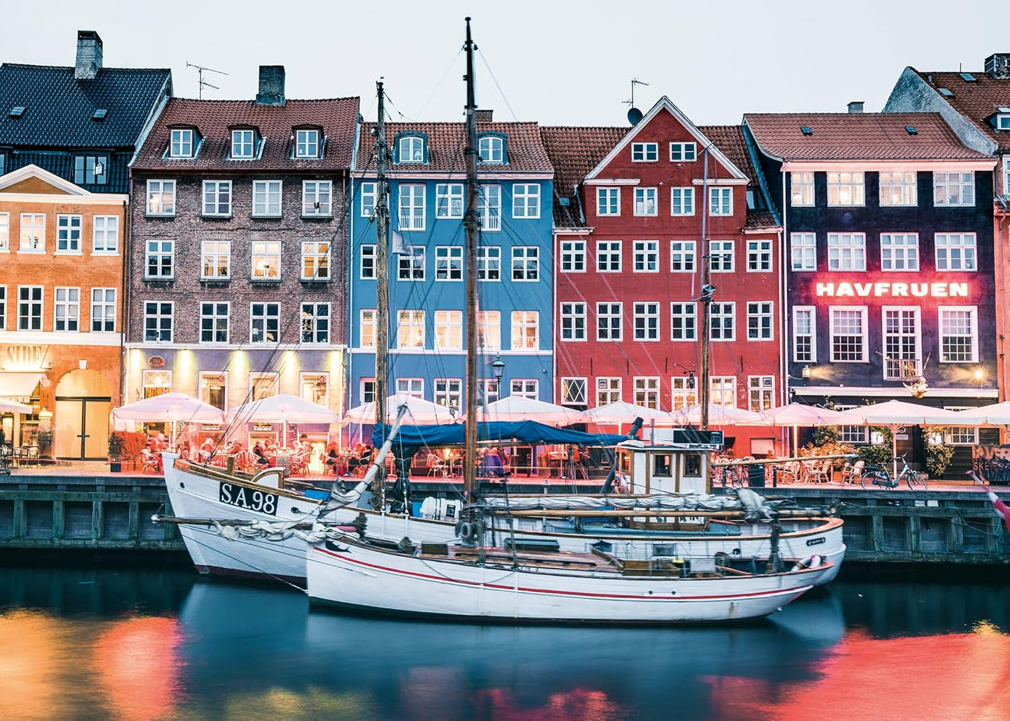 Ravensburger Puzzle Locuri scandinave 12000111 - Copenhaga, Danemarca - puzzle jigsaw de 1000 de piese pentru adulți și copii de peste 14 ani Puzzle Naty Shop Versiune veche