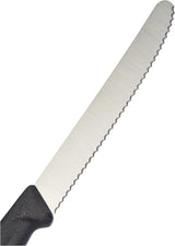 Victorinox Swiss Classic, Profi Tafelbesteck, 12-Teilig, Extra Scharfe Klinge, Wellenschliff, 11 Cm, Rostfreier Stahl, Schwarz Bucatarie Naty Shop