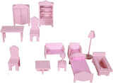 Căsuță de păpuși din lemn ColorBaby 85293