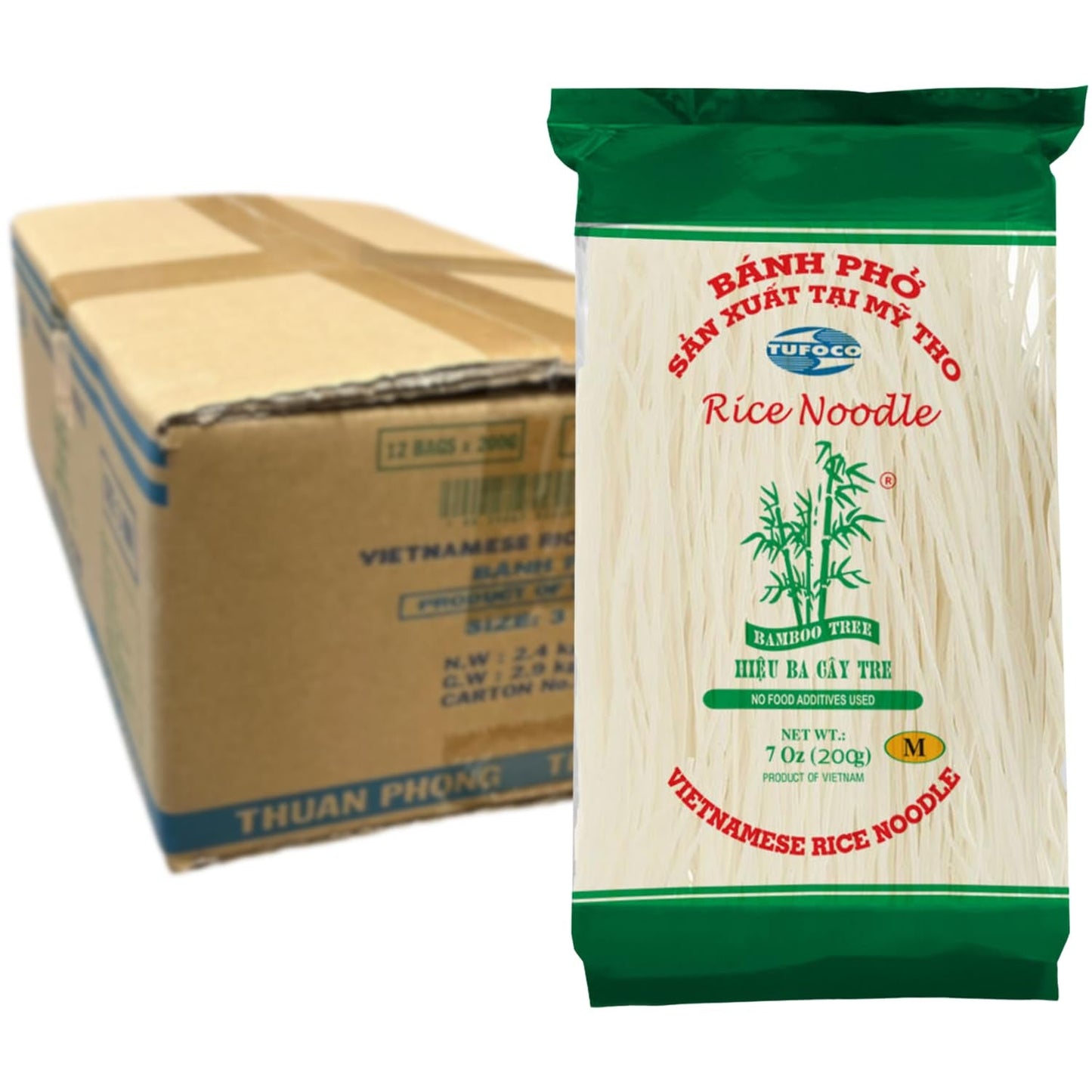 BAMBOO TREE - Reisnudeln 3 Mm. - 1 X 400 GR