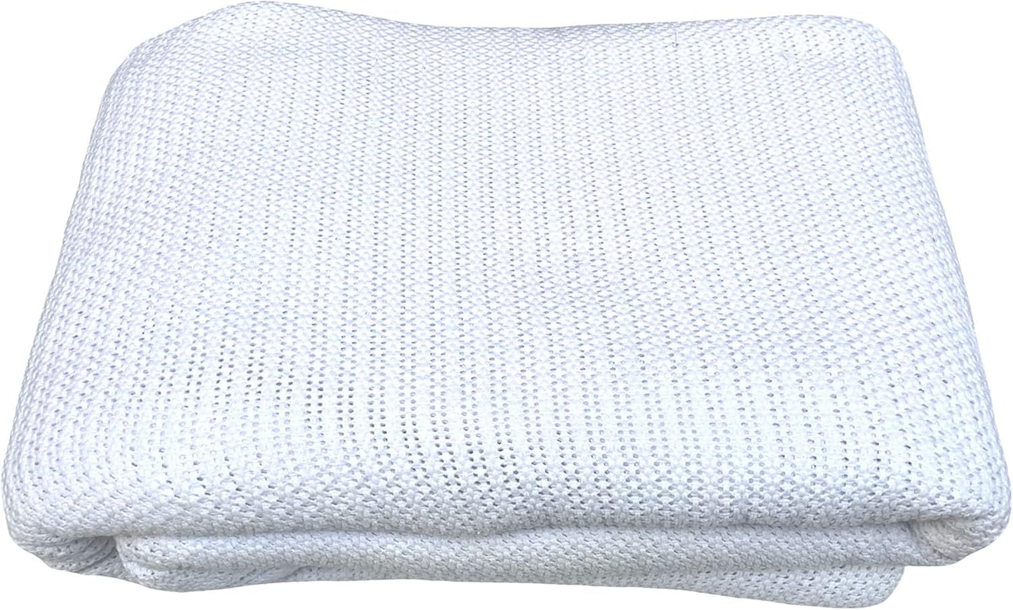 Family Bedding Pătură celulară roz pentru pat dublu, bumbac, cuvertură de pat mare, reversibilă, ușoară, termică, moale, pătură celulară tradițională, 230 X 230 cm Plapumi si pilote Naty Shop Alb Pat single (180X230Cm)