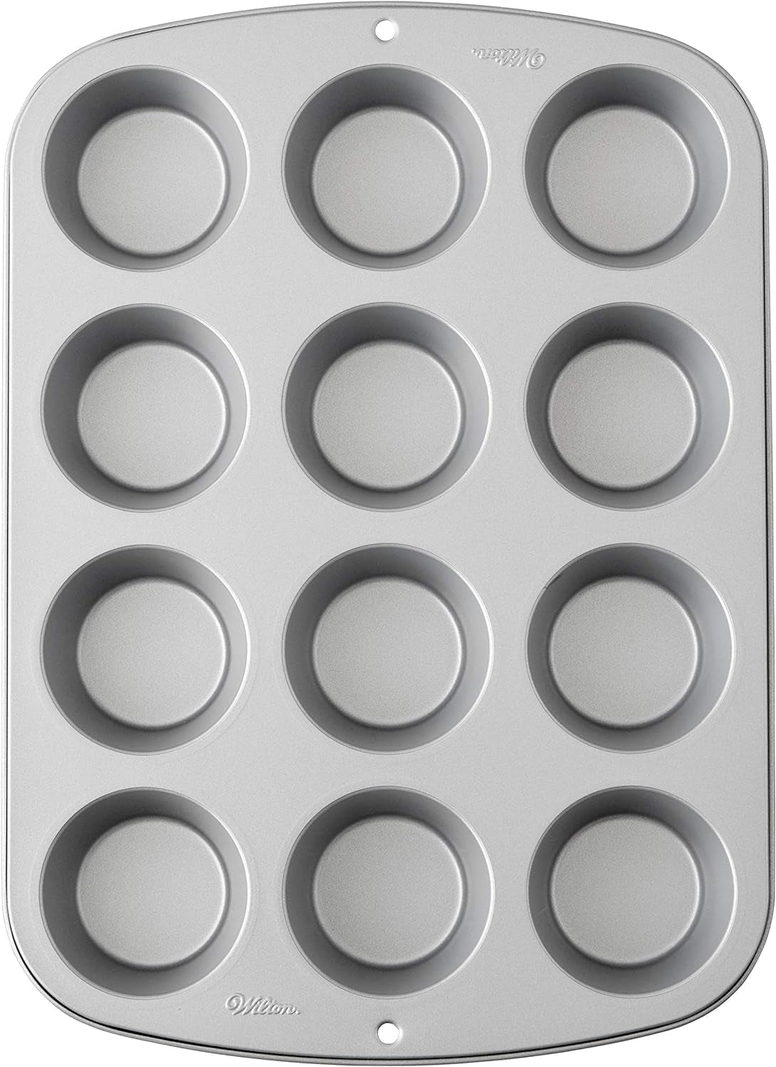 Wilton 03-3118 Cupcake- /Muffin-Backform, Recipe Right, Antihaft, 12 Vertiefungen, Grau Matrite si tavi pentru copt Naty Shop