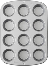 Wilton 03-3118 Cupcake- /Muffin-Backform, Recipe Right, Antihaft, 12 Vertiefungen, Grau Matrite si tavi pentru copt Naty Shop