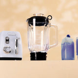 Cecotec Standmixer Retro Power Black Titanium Retroblue, 1200 W Maximale Leistung, 1,5 L Glasbehälter, Einstellbare Geschwindigkeit, 4 Klingen Mit Schwarzem Titanbeschichtung, 100% Kupfermotor. Bucatarie Naty Shop