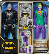 DC Batman Adventures Batman Vs the Joker Action Figure Set, 30 cm - 2 figuri complet mobile cu 12 elemente de echipament pentru jocuri de rol captivante, jucărie pentru copii cu vârsta de peste 4 ani Action figures Naty Shop