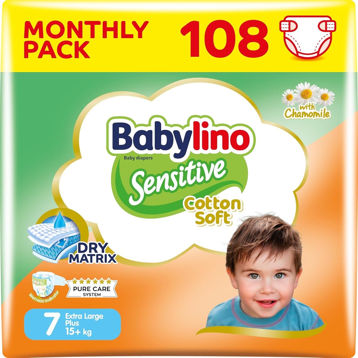 Scutece pentru bebeluși Sensitive mărimea 4, Maxi (8-13 kg), 20 bucăți