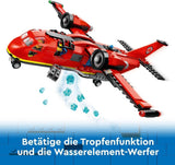 LEGO City Firefighting Plane, Set de pompieri cu avion jucărie pentru copii, set de construcție cu 3 figuri de pompieri și decor de incendiu, idee excelentă de cadou pentru băieți și fete de la 6 ani 60413 Seturi de constructie Besuche den LEGO-Store