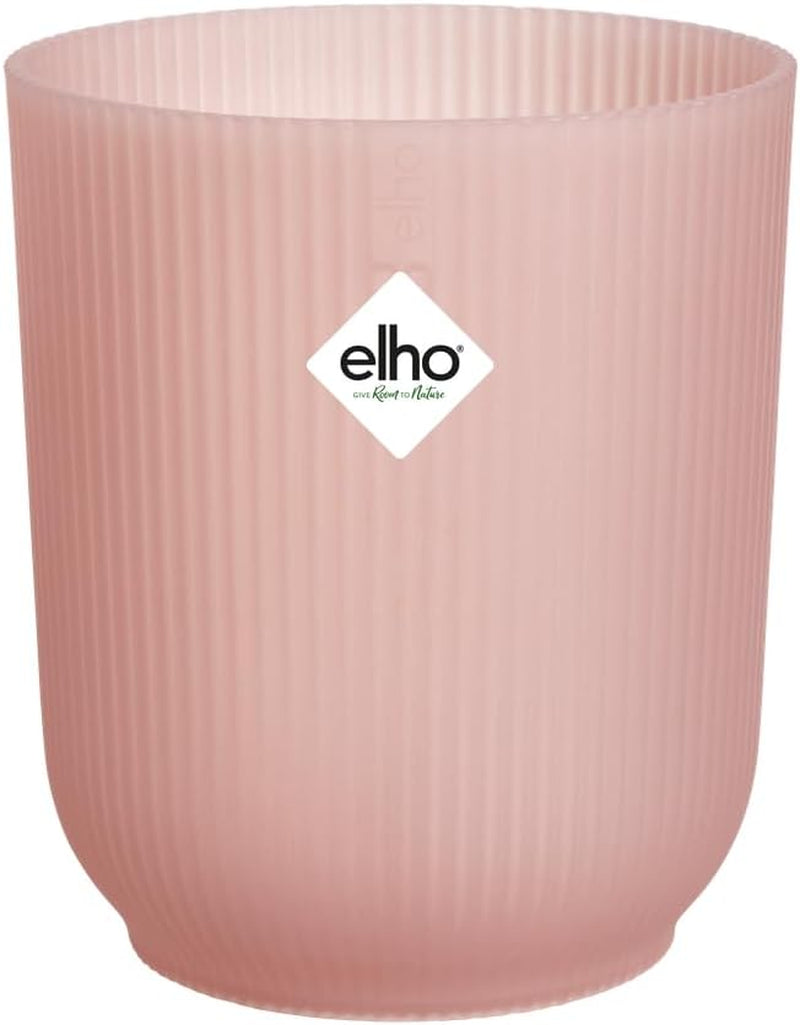 elho Vibes Fold Orchid High 12.5cm – Ghiveci pentru orhidee de interior – Ghivece de flori de interior – Plastic 100% reciclat – Alb/Alb mătăsos