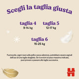 Scutece Huggies Extra Care Mărimea 4 (9-14 kg), 4 pachete a câte 26 de scutece - 4280 g