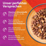 WHISKAS Duo Pliculețe pentru Porții de Hrană Umedă, Pachet Multiplu, Combinație Clasică în Jeleu, 12 x 85g