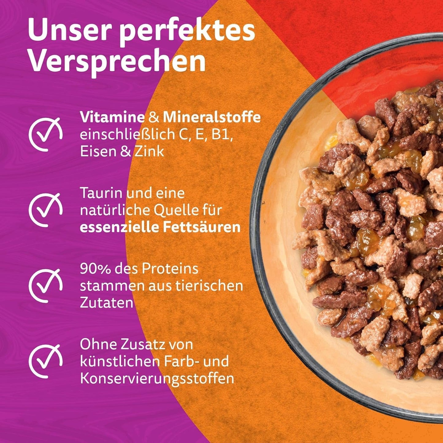 WHISKAS Duo Pliculețe pentru Porții de Hrană Umedă, Pachet Multiplu, Combinație Clasică în Jeleu, 12 x 85g
