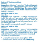frankonia CHOCOLAT Ciocolată integrală cu lapte fără lactoză și gluten, 100 g