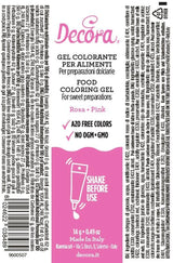 9600507 COLORANT ALIMENTAR GEL ROZ 14 G