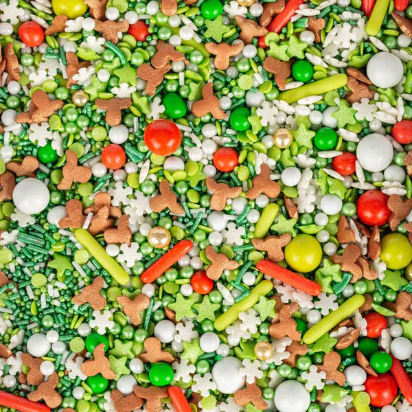 Super Streusel Hohoho Sprinkles Craciun - Decor Festiv Pentru Prajituri Delicioase 90 G