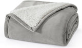 UGG 01465 Bliss Sherpa Pătură de aruncare complet reversibilă pentru canapea sau pat, lavabilă la mașină, ușor de întreținut, pluș moale, pături de lux supradimensionate, 178 X 127 cm, sigilare Plapumi si pilote Naty Shop