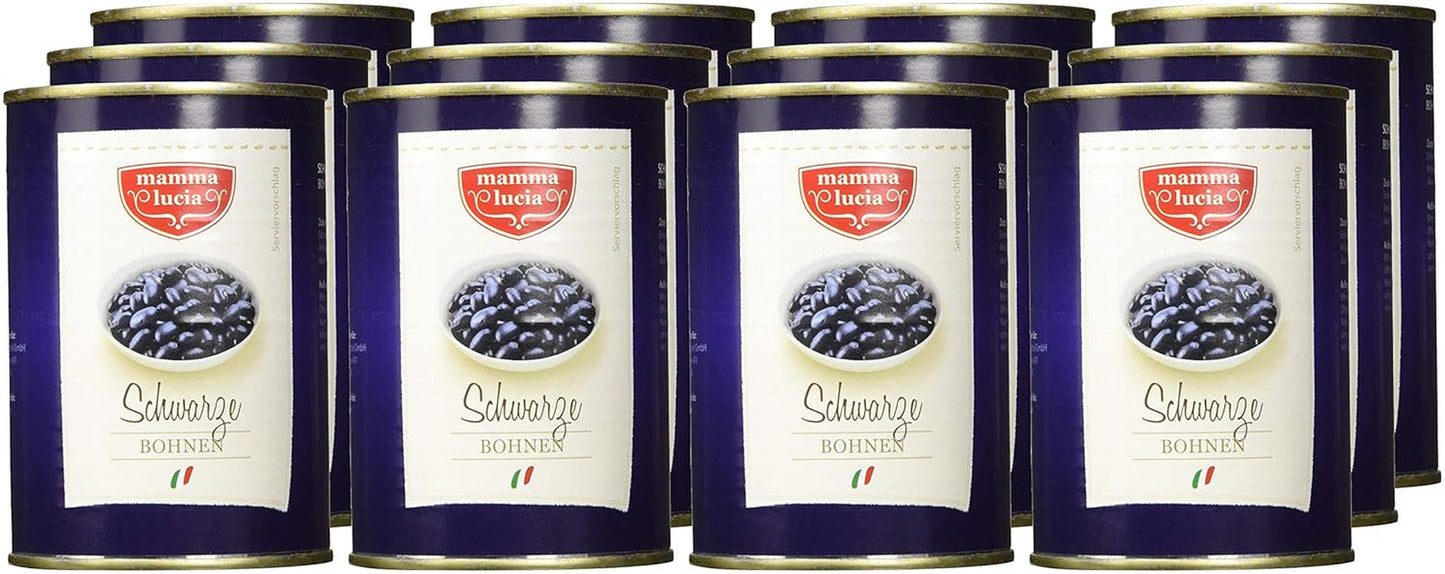 Fasole neagră, pachet de 12 (12 x 425 ml)