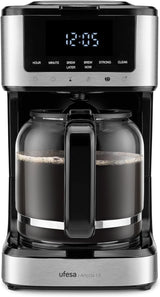 Cafetieră cu filtru Ufesa CG7114 Capriccio, 6 cești, 600W, carafă 0.6L, sistem anti-picurare, oprire automată, albastru