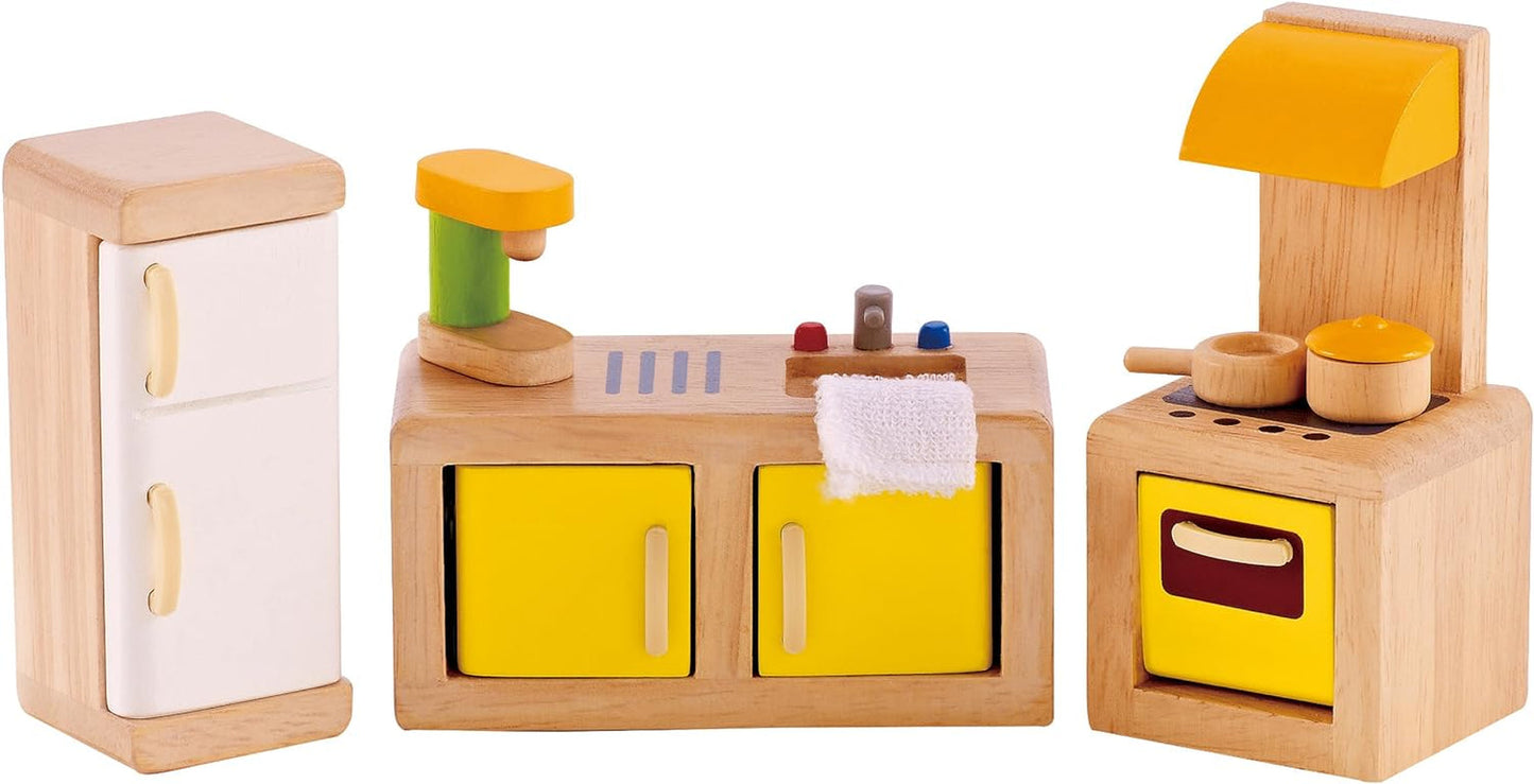 Hape E3459 - Camera copilului, mică Casute de papusi Naty Shop Bucătărie