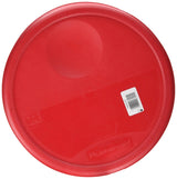 Capac pentru recipiente de depozitare a alimentelor, rotund, roșu, 11,4 L Cutii depozitare alimente Naty Shop