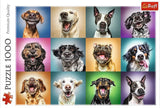 Puzzle Jigsaw - "1000" - Portrete de câini amuzante Puzzle Naty Shop