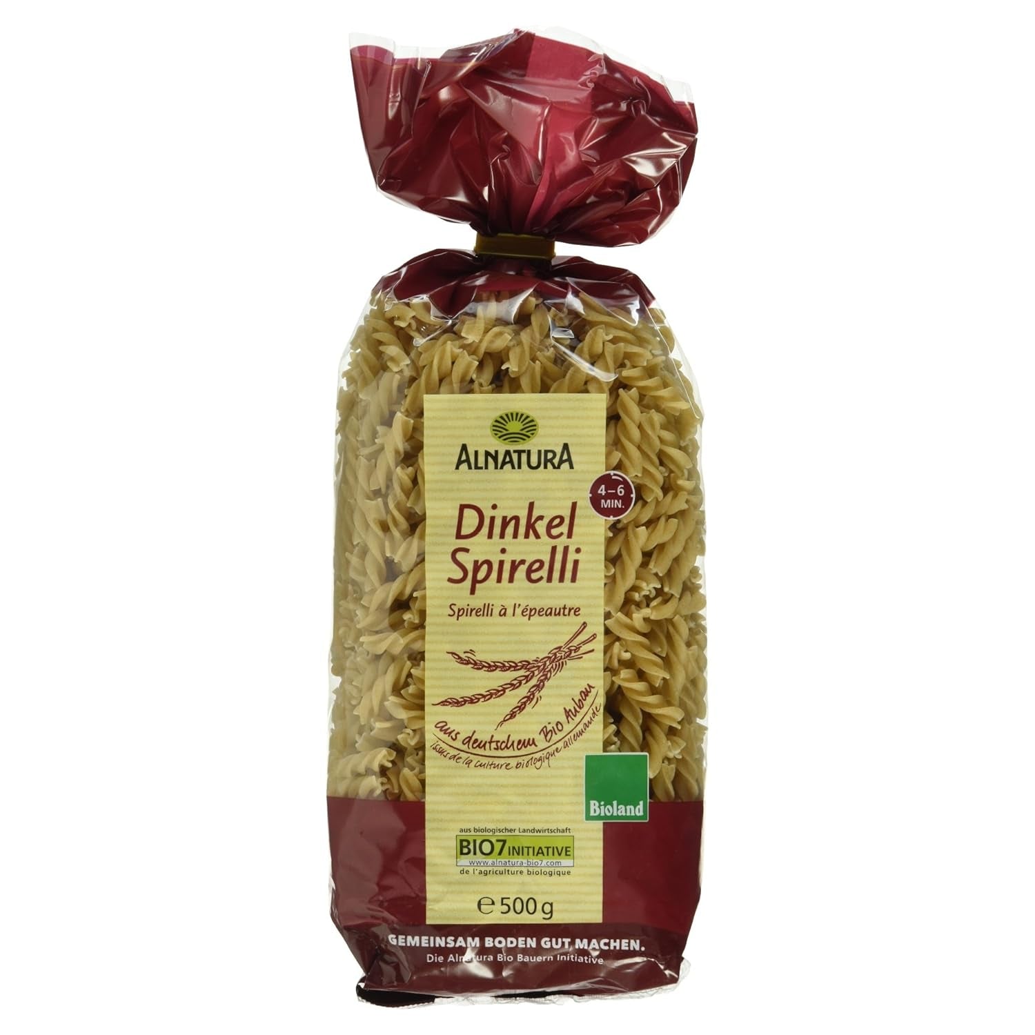 Spireli din spelta organică, 500g (ambalajul poate varia)