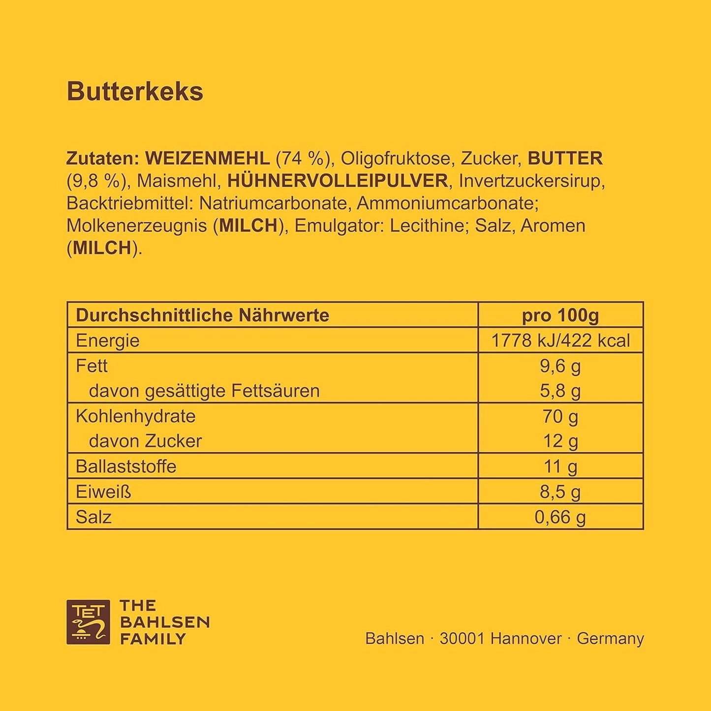Biscuite cu unt - 30% zahăr, 150 g, biscuiți cu unt cu conținut redus de zahăr, biscuiți crocanți autentici cu 52 de dinți (1 x 150 g) (pachet de 4)