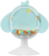 Chicco meal gift set Dou Dou, set format din bavetă, jucărie pentru scaun înalt cu ventuză în formă de pui drăguț, cu două zornăitoare colorate, ușor de prins de la 6 luni Jucarii Bebe Naty Shop