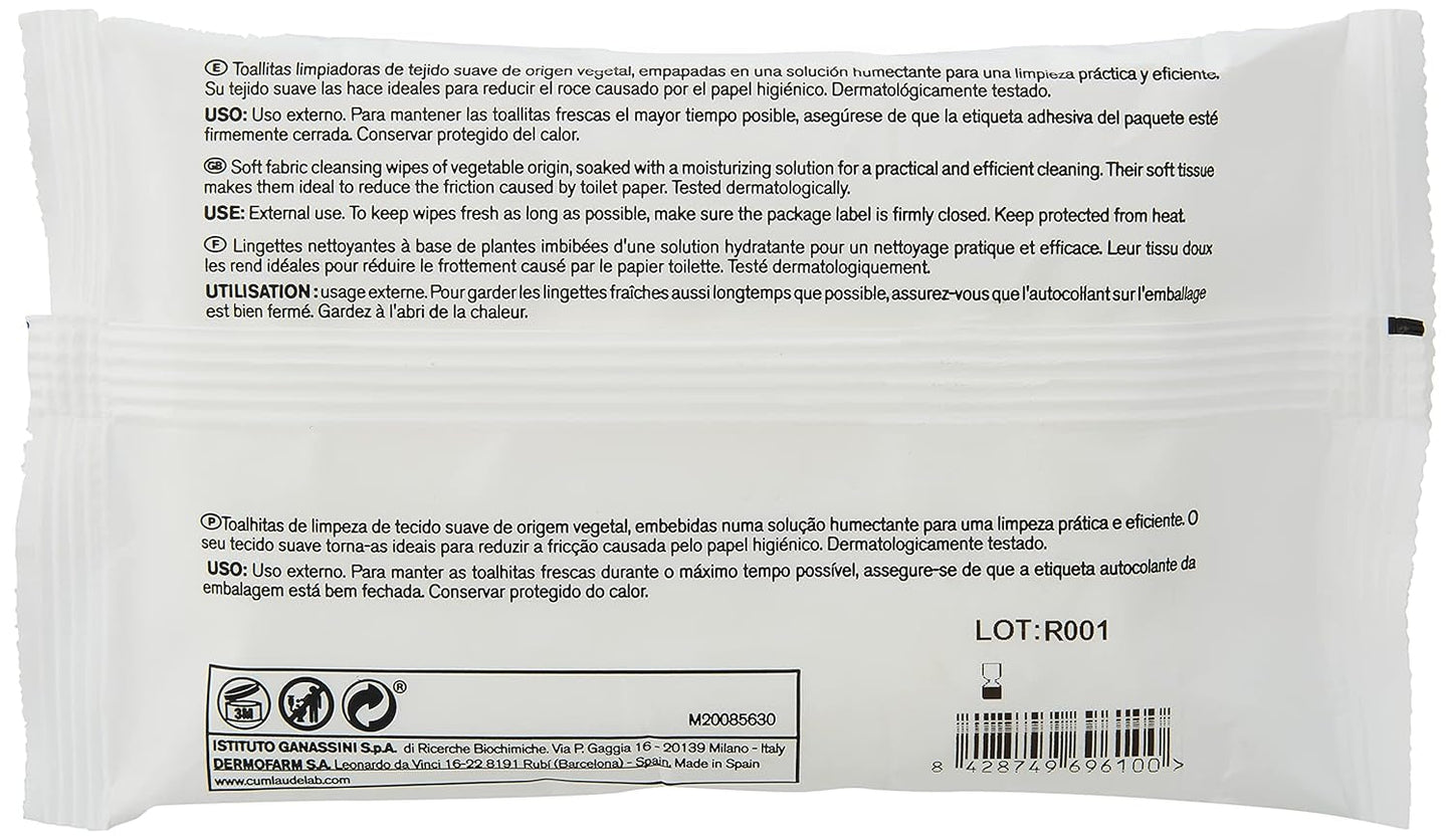 Lab - Șervețele Perianale, Șervețele umede de curățare pentru igiena perianală, Provitamina B5, hidratante, hipoalergenice, fără parabeni și alcool, testate dermatologic - 15 bucăți