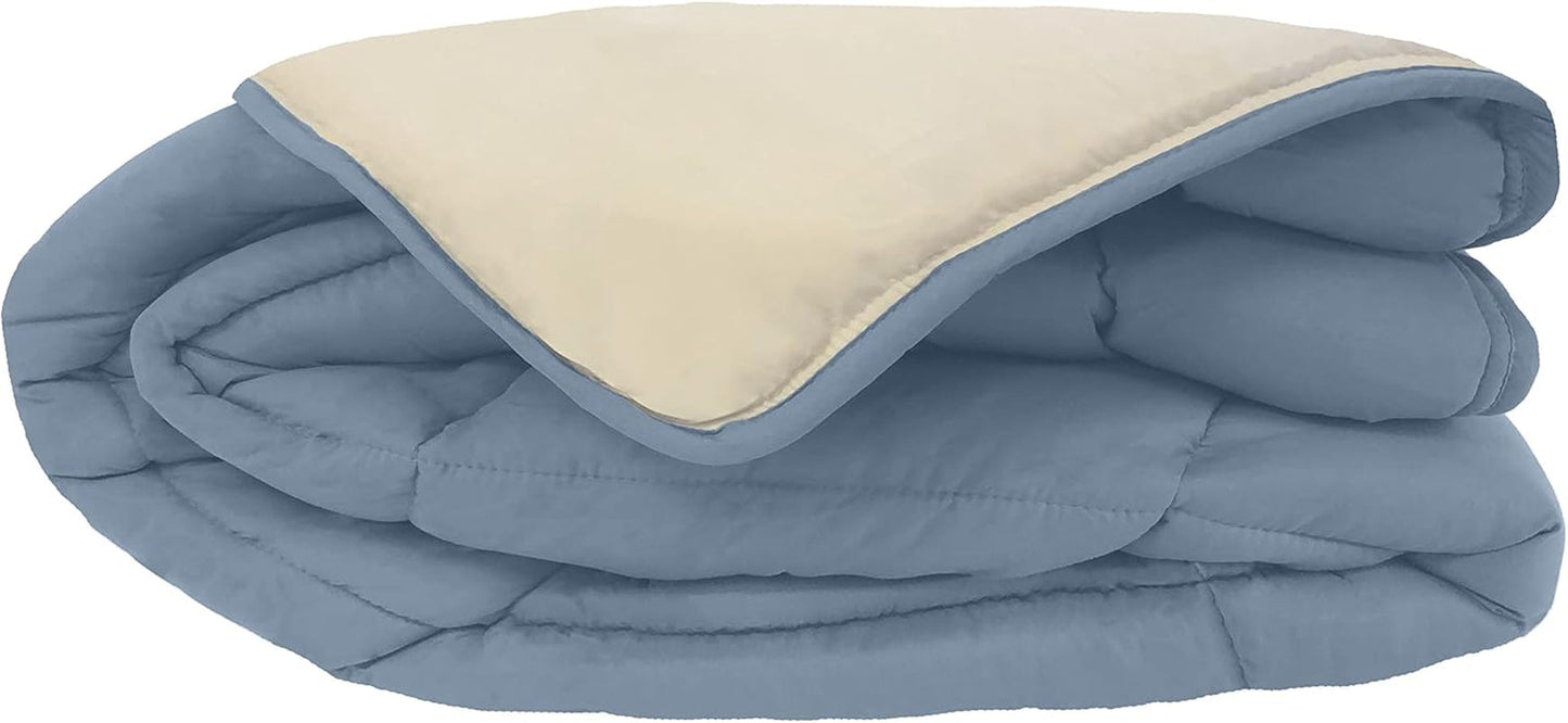 Poyet Motte Calgary quilt, poliester, ulei/mastic, poliester, pétrole/mastic, 260 X 240 X 1 Cm Plapumi si pilote Naty Shop 260X240X1 cm