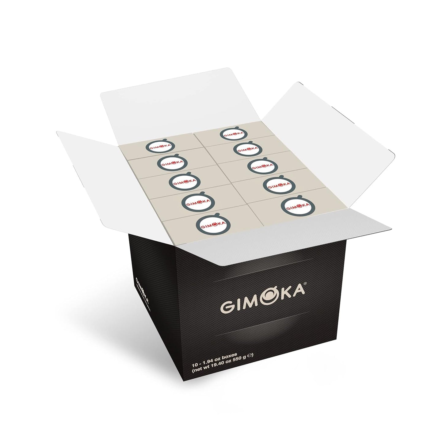 Gimoka Kaffeekapseln Espresso Deciso, Intensität 13/13-100 Kapsel - Kompatibel mit Nespresso* Haushalts-Espressomaschinen - 100 Stück (10 x 10 Getränke) - Hergestellt in Italien