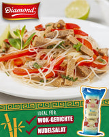 Tăiței de sticlă DIAMOND, tăiței lungi de sticlă, natural vegani și fără gluten - 1 x 1 kg