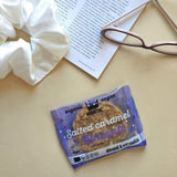 Fursecuri vegane cu caramel sărat și migdale - Ambalate individual, fără gluten, fără soia, organice, cu migdale și ovăz - Pachet multiplu de 12 x 50g (pachet de 2)