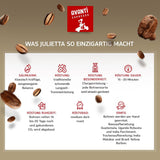 Boabe de cafea AVANTI Julietta Espresso, 500g, 70% Arabica 30% Robusta, prăjire tradițională în tambur