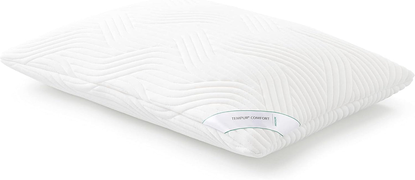 Pernă de dormit TEMPUR Comfort Medium, Pernă clasică pentru toate pozițiile de dormit, Husă lavabilă, OEKO-TEX MADE in GREEN, Fermitate medie, 40 X 80 Cm Perne standard Naty Shop Titlu implicit