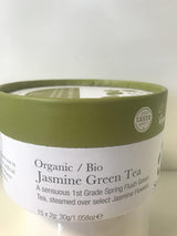 Ceai verde cu iasomie organic, 15 pliculețe de ceai din mătase, pachet de 1 (1 x 30 g)
