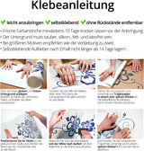 Wandtattoo Kaffee-Sorten I braun I Herz Kaffeetasse Kaffeebohnen Küche Esszimmer Sticker Aufkleber Wandaufkleber Wandsticker G006